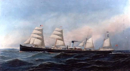 O Navio a Vapor e Vela 