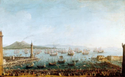Partida de Carlos de Bourbon para Espanha, vista do Porto