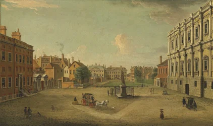 Quatro vistas de Londres: The Privy Garden, Whitehall