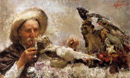 A cartomante (óleo sobre tela)