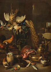 A despensa, provavelmente c. 16501660.