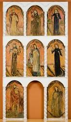 Os painéis do Altarscreen, ca 1825