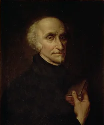 131-0795081/1 Retrato de Pedro Calderon de la Barca (1600-81) poeta e dramaturgo espanhol (óleo sobre tela)