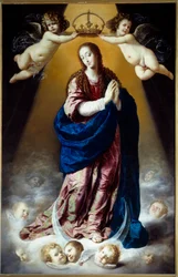 Desenho imaculado. Pintura de Antonio de Pereda (1599-1669)