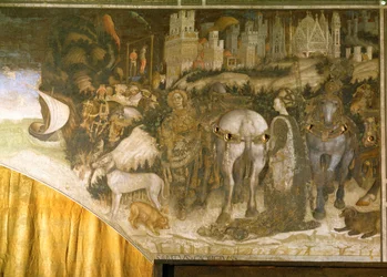 São Jorge liberta a princesa da Líbia