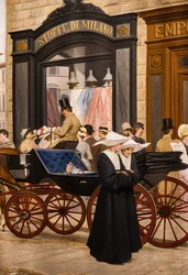The Epoch, detalhe com uma freira e uma carruagem