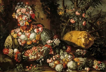 As quatro estações: primavera, entre 1685 e 1695.