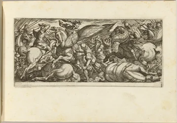 Batalha entre cavalaria e infantaria