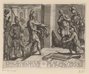 Cerialis perdoa soldados romanos que ajudaram Julius Civilis As Guerras Batavas contra os Romanos (título da série) Batavorum cum Romanis Bellum (título da série)