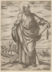 de Santo André E em Jesus Cristo, seu único filho, nosso Senhor (título no objeto) Cristo, Maria en de apóstolo (título da série)