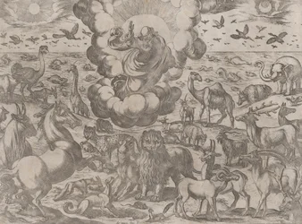 Deus Criando os Animais, c. 1590-1630.