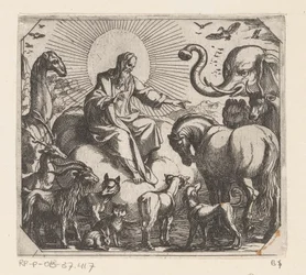 Deus cria os animais na terra Criação (título da série)