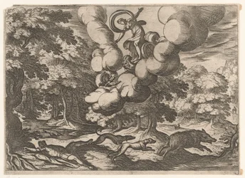 Paisagem com a morte de Adonis Paisagens com cenas mitológicas (título da série)