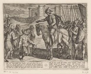 Homens da fortaleza rendem-se a Julius Civilis As Guerras Batavas contra os Romanos (título da série) Batavorum cum Romanis Bellum (título da série)