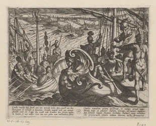 Navios holandeses e romanos no Reno
As guerras Batavianas contra os Romanos (título da série)
Batavorum cum Romanis Bellum (título da série)