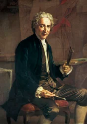 Retrato de Antoni VILADOMAT i MANALT (1678-1755), pintor espanhol