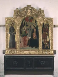 A Anunciação com a SS. Francisco e Miguel (tempera no painel)
