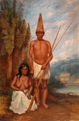 Índios Omagua, c. 1893.
