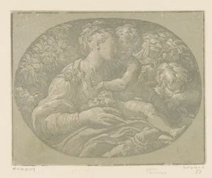 Maria com Criança e João Baptista
Maria com a Rosa