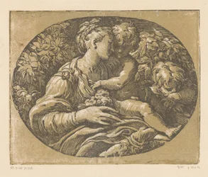 Maria com Criança e João Baptista
Maria com a Rosa