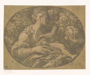 Maria com Criança e João Baptista
Maria com a Rosa