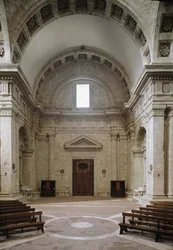 Vista interior da igreja de São Biagio
