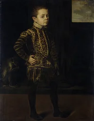 Holandês: Retrato de um rapaz Retrato de um jovem príncipe