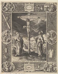 Cristo na Cruz, antes de 1586.