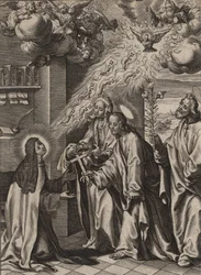 A Visão de Santa Teresa, 1570-1604.