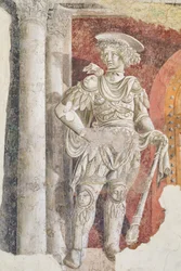 Santo cavaleiro que guarda a Porta Clausa (fresco)