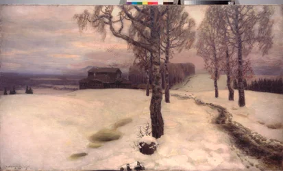 A Breath of Spring - Pintura de Appolinari Mikhaylovich Vasnetsov (1856-1933), óleo sobre tela