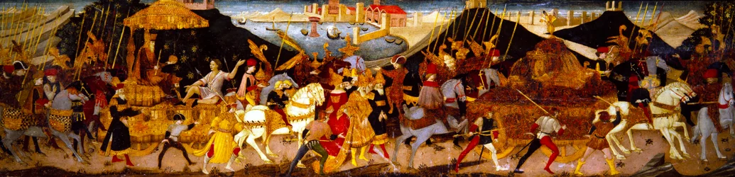 Painel Cassone, Triunfo de César (sobre painel)