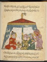 MS adicionar 22114 folio 96r, Maqamat de al-Hariri (vellum)