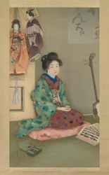Cantora Feminina para Joruri Puppet Theatre, ca. 1920.
