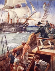 Nosso capitão Hailed o francês &39;Ho!&39;, De baladas de lutas famosas, primeira edição, 1920