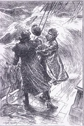 Pronto teve apenas tempo para se agarrar com as duas mãos, de 1900