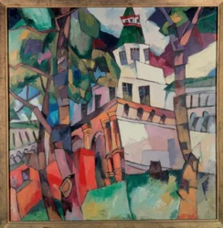 Torres do portão, estudo do mosteiro de Nova Jerusalém