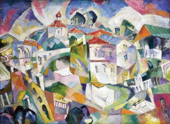 Paisagem cubista, cerca de 1910