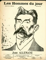 Capa de "Les Hommes du jour", Satirical B & W