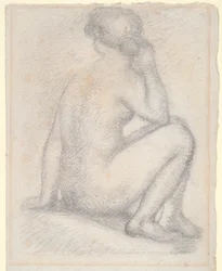 Nua Feminina, Sentada