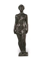 Flore (bronze com pátina preta e verde)