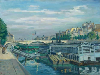 A Ponte de Louis Philippe, 1875.