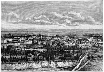 Vista de Blida, Argélia, c1890