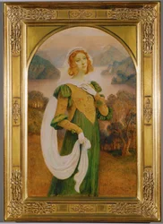 Princesa (têmpera sobre madeira)