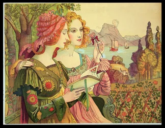 The Golden Legend, 1897, de L&39;Estampe Moderne, publicou Paris entre 1897 e 1999