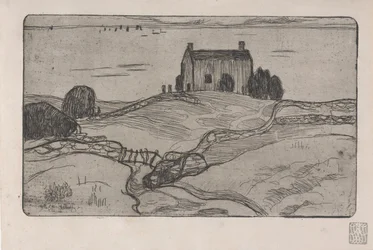 La Maison du Pendu (A Casa do Enforcado) 1893 (gravura)