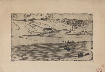 La Peche (Pesca) 1893 (gravura e roleta)