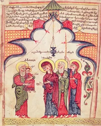 Apresentação no Templo a partir de um Evangelho, c.1200
