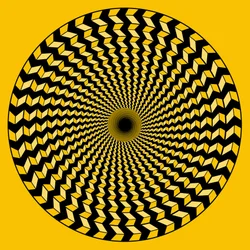 Espiral em amarelo