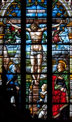 Catedral de Sainte-Marie, Auch, Gers, 2018 (vitral)